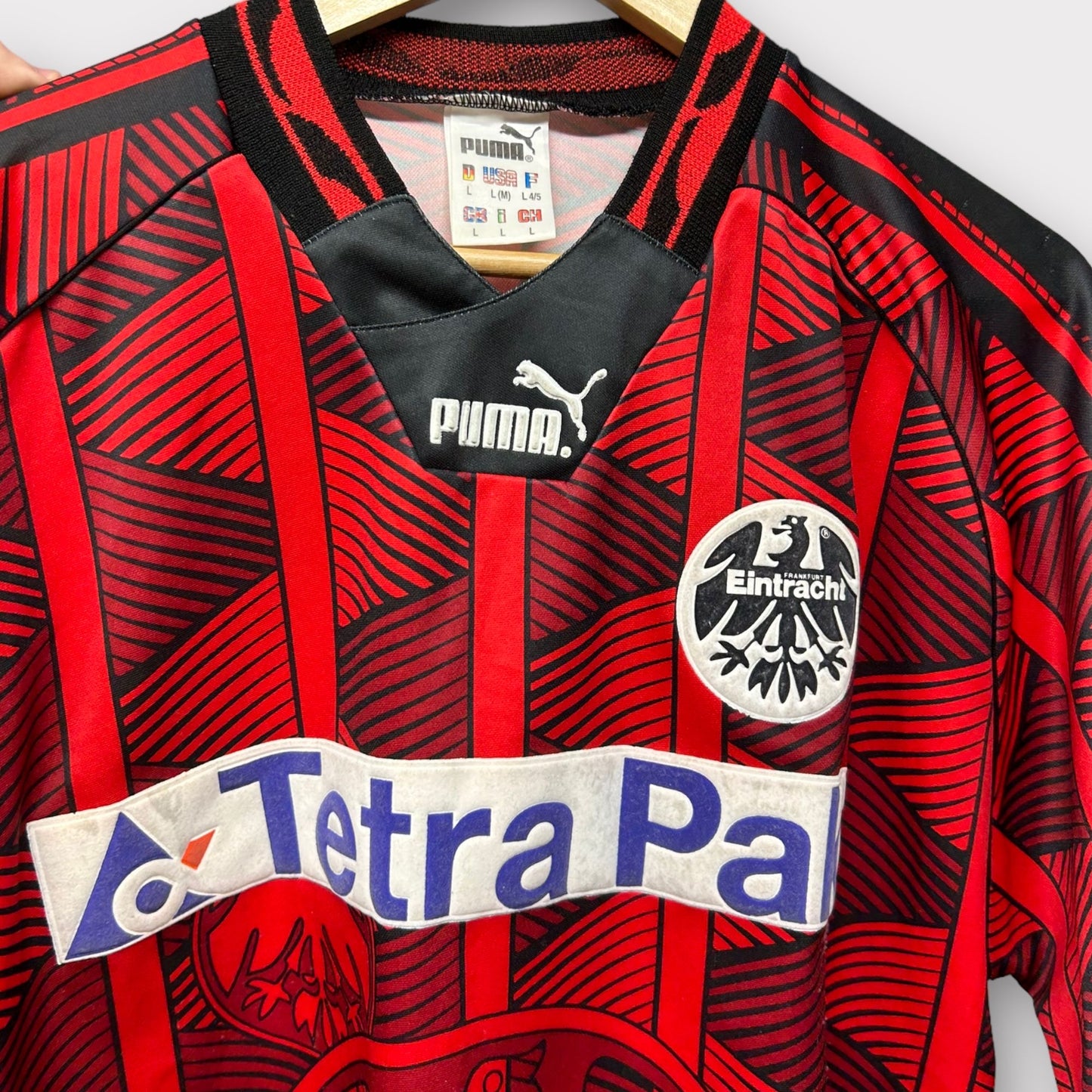 Eintracht Frankfurt 1995/96 Long-Sleeve Home Shirt (L)