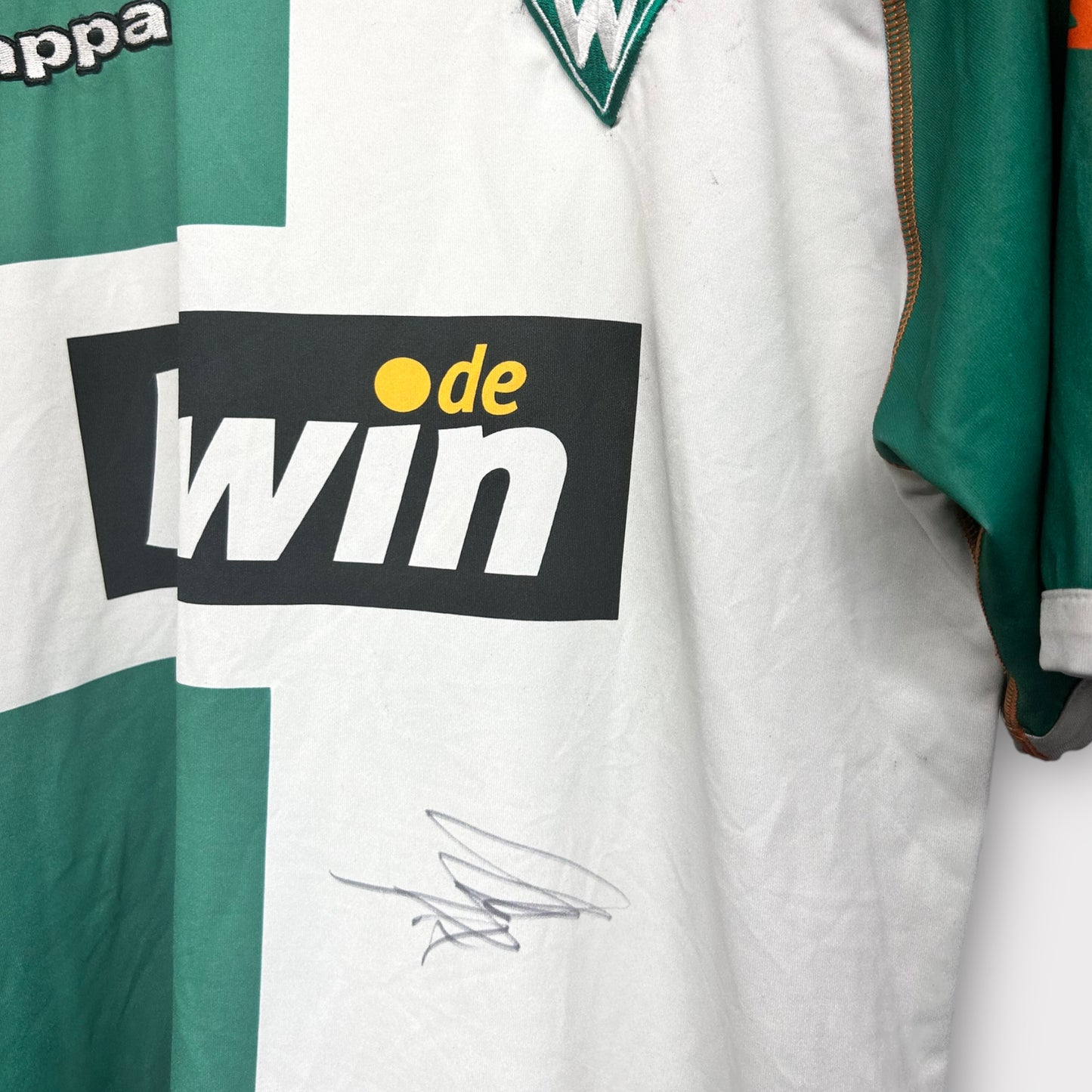 Werder Bremen 2006/07 Home Shirt - Signed by Zidan 9*
