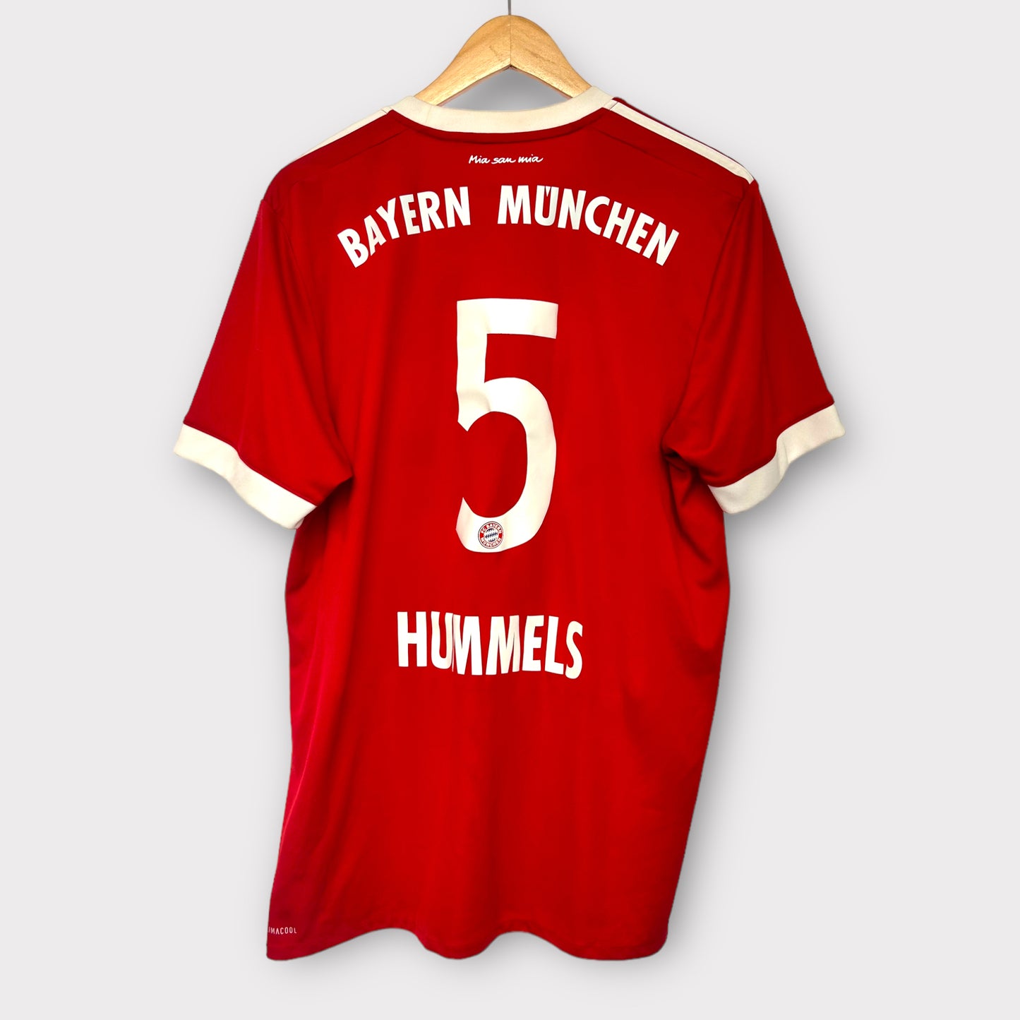 Bayern Munich 2017/18 Home Shirt - Hummels 5 (Large)