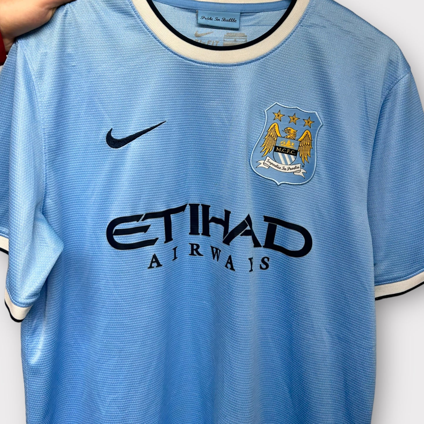 Manchester City 2013/14 Home Shirt (Large)