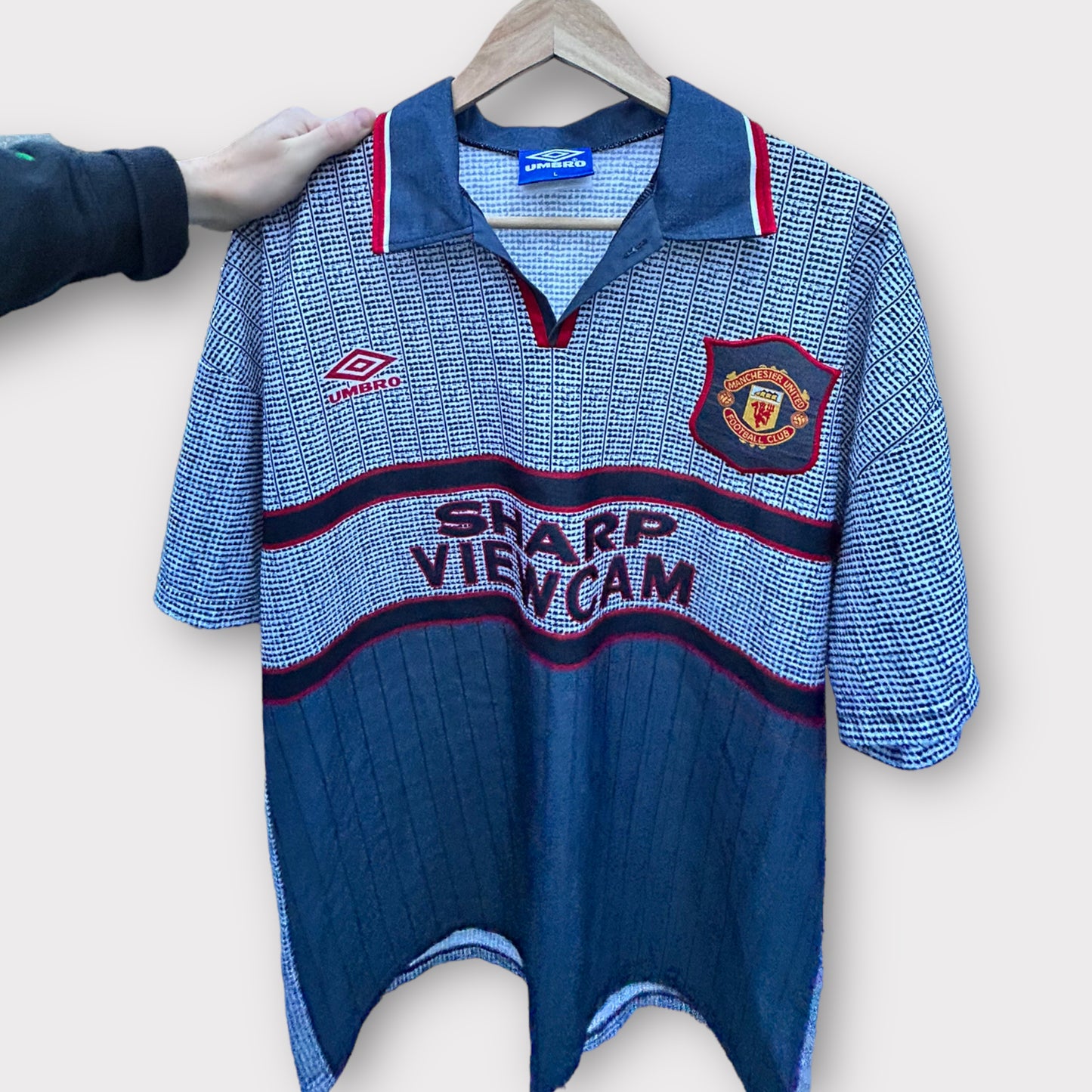 Manchester United 1995/96 Away 'Invisible' Shirt (L)